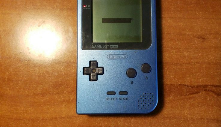 Nintendo Sport Boy Pocket Open Edition Ice Blue Handheld Diagram *TESTED*