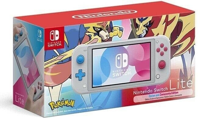 Nintendo Swap Lite Pokemon Zacaian and Zamazenta Particular Model Console