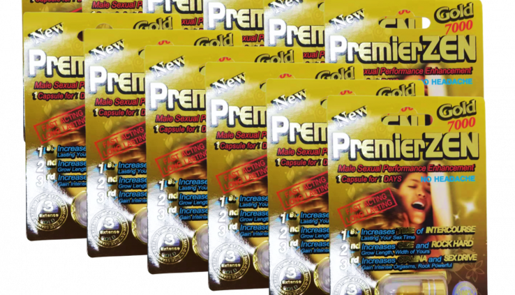 12x PremierZEN Gold 7000 Sexual Male Enhancement Supplement 100% Legit