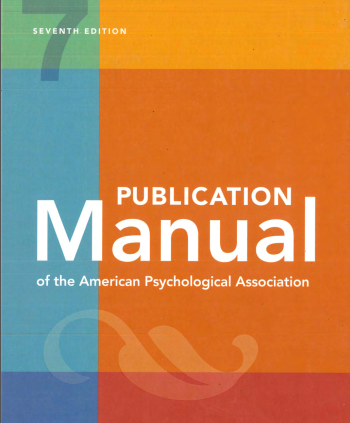 Newsletter Handbook of the American Psychological Association Seventh Version