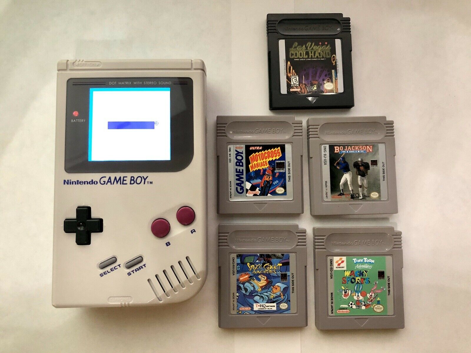 Customary Grey Gameboy DMG w/ Bivert and Backlight Mod Entails 5 Video ...