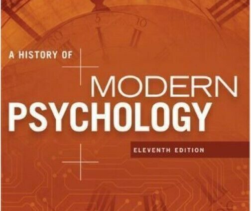 📧A Historical past of New Psychology by Duane P. Schultz and Sydney Ellen Schultz…