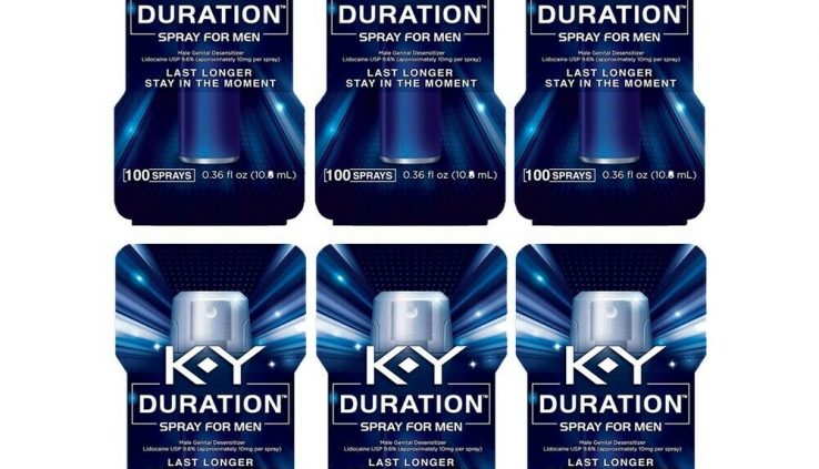6 Pack of K-Y Duration Desensitizing Spray for Males – 100 sprays .36oz *READ*