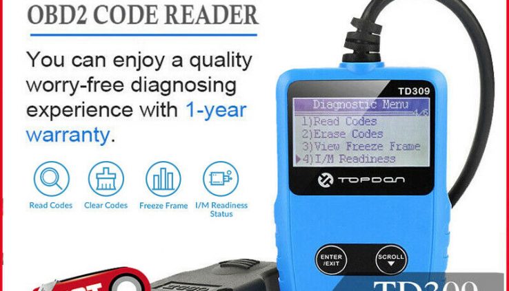 Automotive Engine Fault Code Reader OBD2 EOBD CAN Reset Instrument Diagnostic Scanner