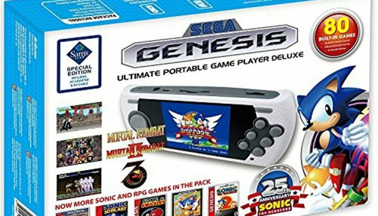 Sega Genesis Closing Portable Sport Participant Deluxe + 80 Inbuilt Games -WHITE