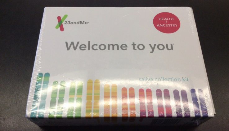 23 and Me Welcome to You Effectively being & Ancestry Saliva Sequence Package NIB – FAST SHIP