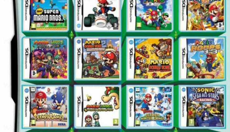 482 In 1 Video Game Card Cartridge Console For Nintendo 2DS 3DS NDS NDSL NDSI US