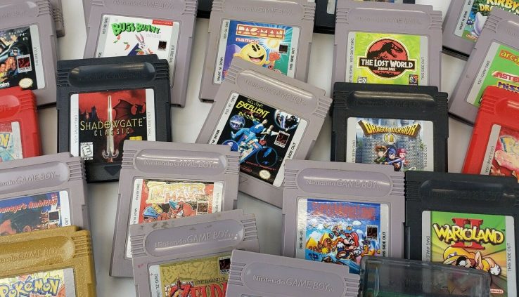 Nintendo Game Boy Video games – Absorb your games -Mario Wario Zelda Pokemon Batman