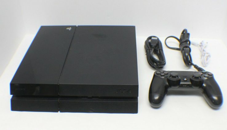 Sony PlayStation 4 Customary Open Edition 500GB Jet Shadowy Console CUH-1001A
