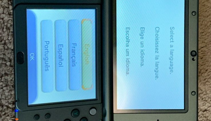 Frail Nintendo New 3DS XL Dusky + Pokemon Y w/Stylus