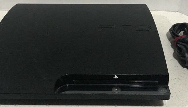Sony PlayStation 3 PS3 Slim 120GB CECH-2001A Shadowy Console + CONTROLLER + GOW