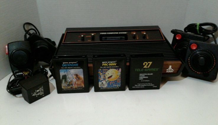 Atari 2600 Console A/V Modded Vendor Refurbished Lot