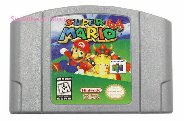 Wide Mario 64 Video Sport Cartridge Console Card US Model For Nintendo 64 N64