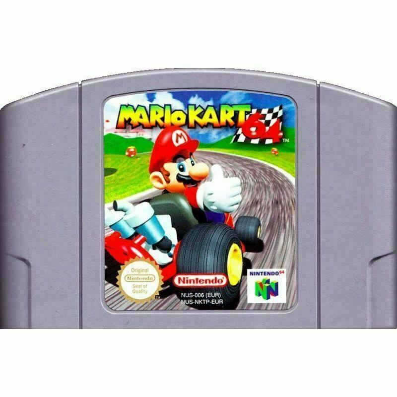 For Nintendo N64 Game Mario Kart 64 Video Game Cartridge Console Card US version on Web
