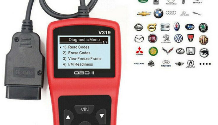 V319 Car Scanner Instrument EOBD OBD2 Automotive Diagnostic Engine Fault Code Reader Ok