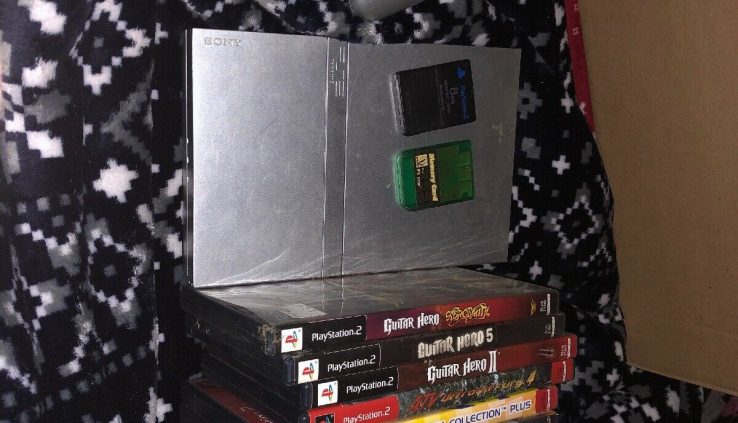 ps2 slim silver