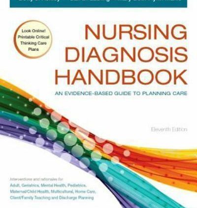 Nursing Prognosis E book: An Proof-Essentially primarily based Info to Planning Care P.D.F(b00K)