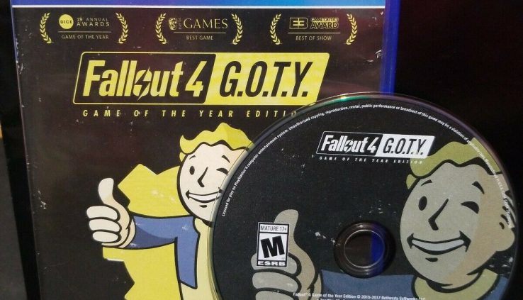 Fallout 4 Sony PlayStation 4 PS4 Video Sport of the Year GOTY