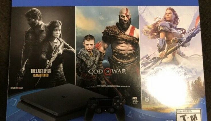 BOX ONLY Sony PlayStation 4 PS4 1TB Shadowy Console The Final Of Is God Of War H1