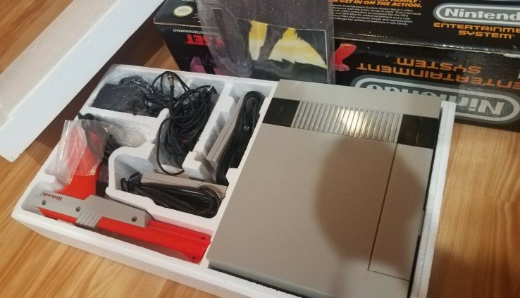 Nintendo Action Effect Console. Entire NES-001. 1985 in field.