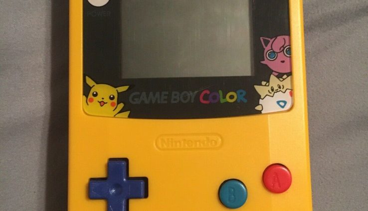 Nintendo Sport Boy Coloration Pokemon Edition Machine Blue & Yellow Gameboy Coloration GBC