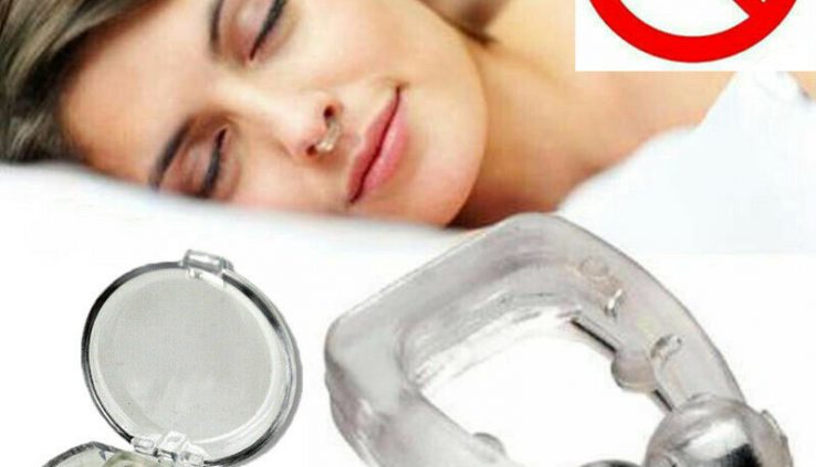 Silicone Magnetic Anti Snore Stop Snoring Nostril Clip Drowsing Relieve Apnea Guard