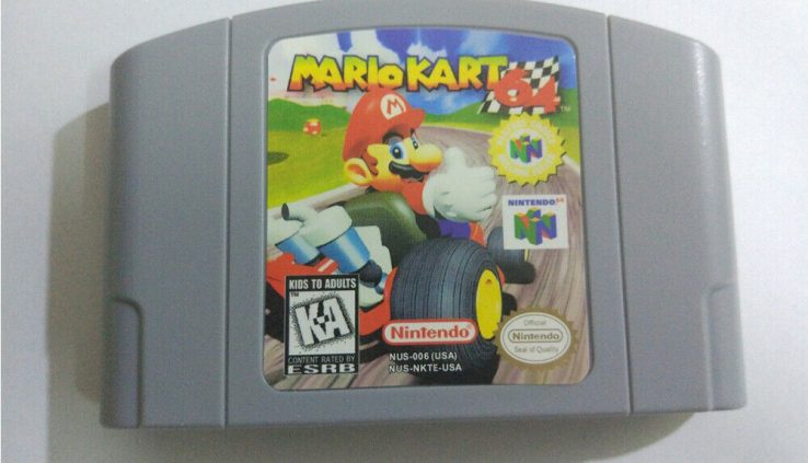 Newst Nintendo N64 Sport: Mario Kart 64 Video Sport Card US/CAN Model H1X6Z