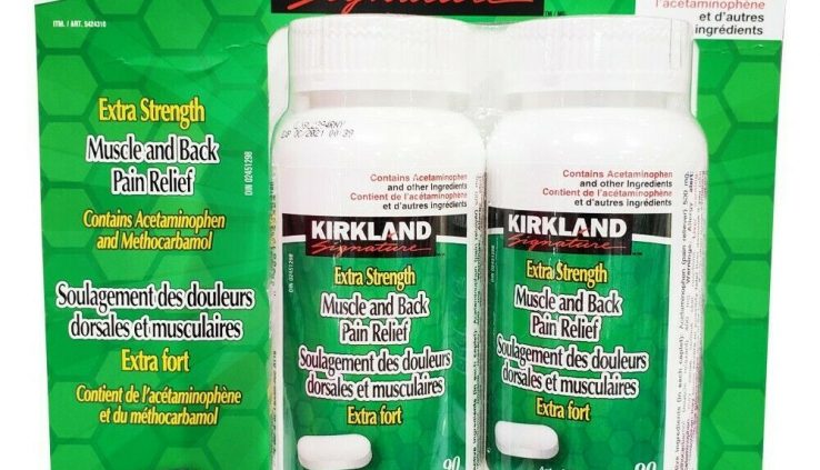KIRKLAND Extra Energy Muscle and Again Inconvenience Relief 2×90 Caplets