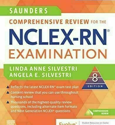 SAUNDERS COMPREHENSIVE REVIEW 8th for the NCLEX-RN Examination ( P’D’F model )