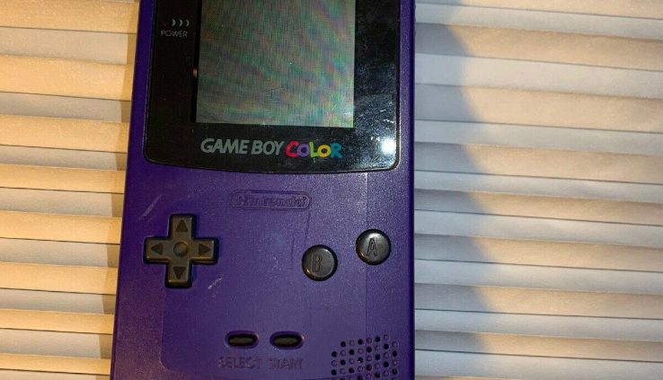 Nintendo Game Boy Color Pokémon Edition Handheld Machine Grape