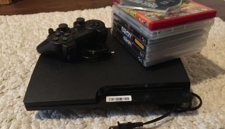 Sony PlayStation 3 Slim 160GB Equipment – Situation – Bundle with Controller And Games