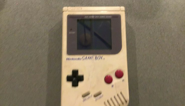 Nintendo Game Boy Gray backlit and bivert