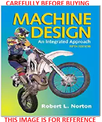 Machine Operate by Robert L. Norton Fifth Global Softcover Edition Identical Ebook