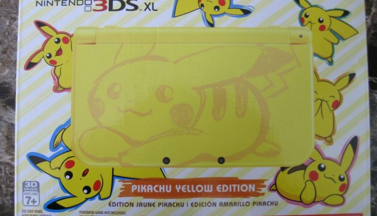 Nintendo 3DS XL Pikachu Edition 4GB Yellow Handheld Machine