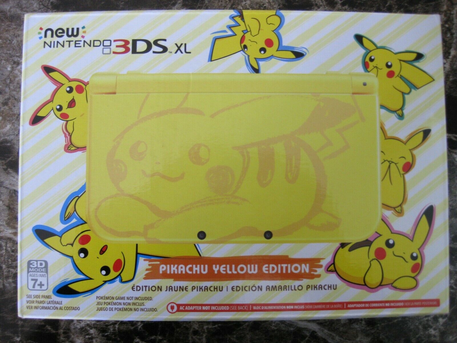 Nintendo 3DS XL Pikachu Edition 4GB Yellow Handheld Machine