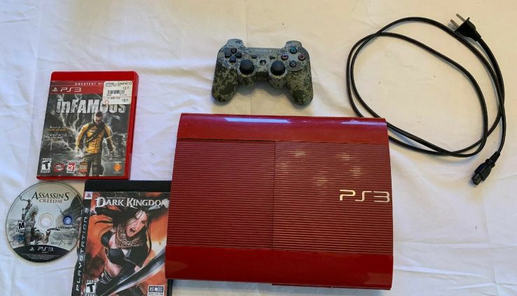 God Of Conflict 3 Ps3 Microscopic Model Console W/ 4 Video games And DualShock 3 Controller