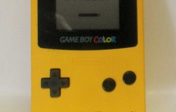 Nintendo: Game Boy Color – Dandelion Yellow – Very Neat- shut to Mint situation