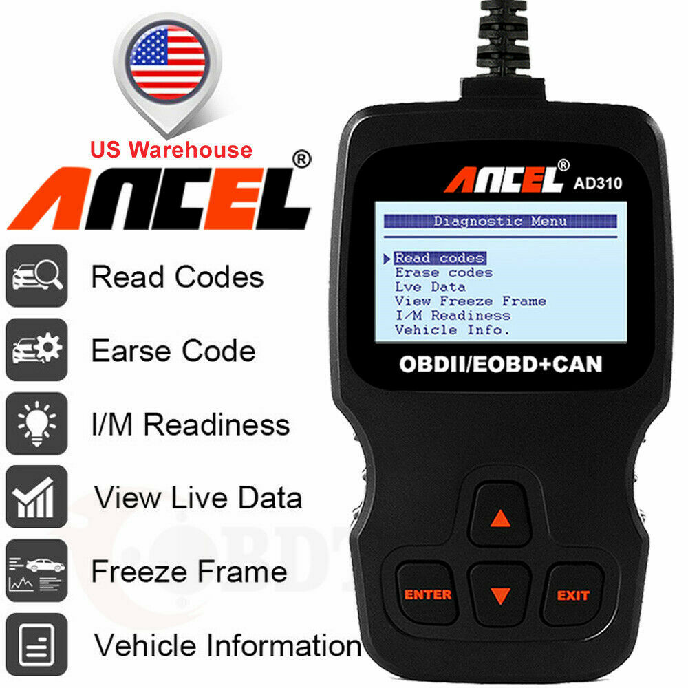 Ancel AD310 Car OBD OBD2 Code Reader Engine Compare Fault Scanner