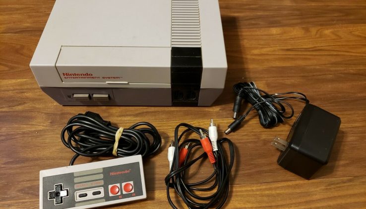 Celebrated NES Nintendo Entertainment Machine POLISHED PINS, controller, wires