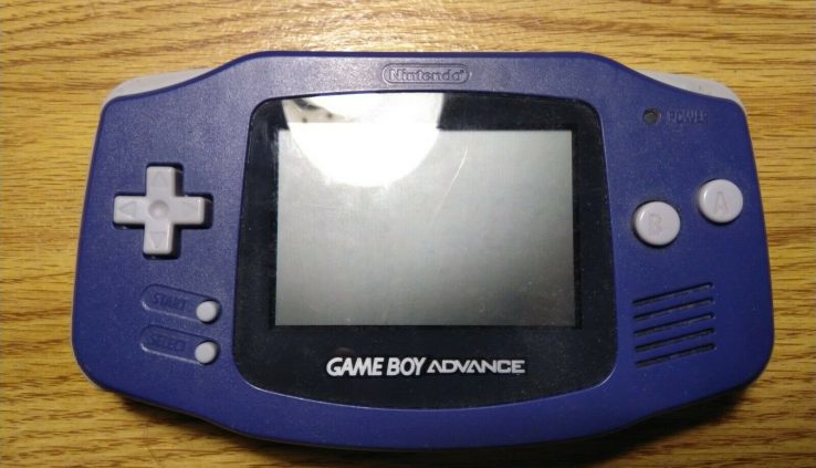 Nintendo Game Boy Advance AGB-001 Indigo Purple