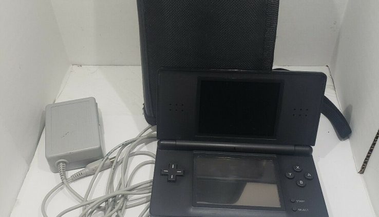 Nintendo DS Lite Handheld Console – Gloomy with carry case