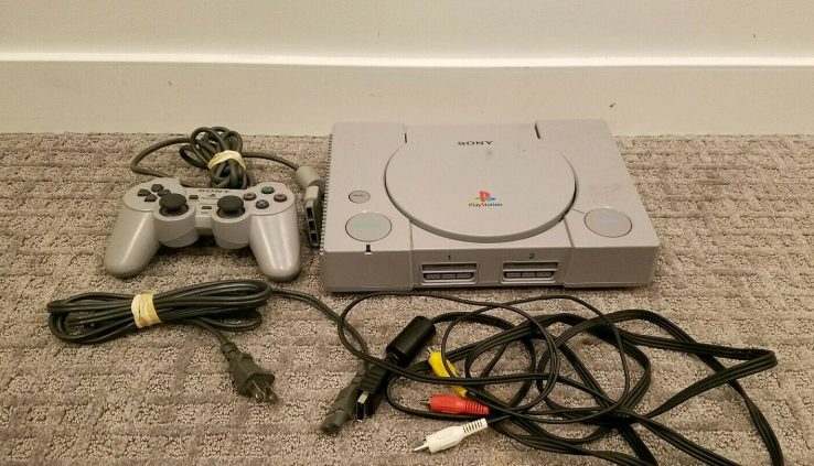 Sony PlayStation One Examined SCPH-5501 W/ 1 Controller 1 Game resident execrable 2