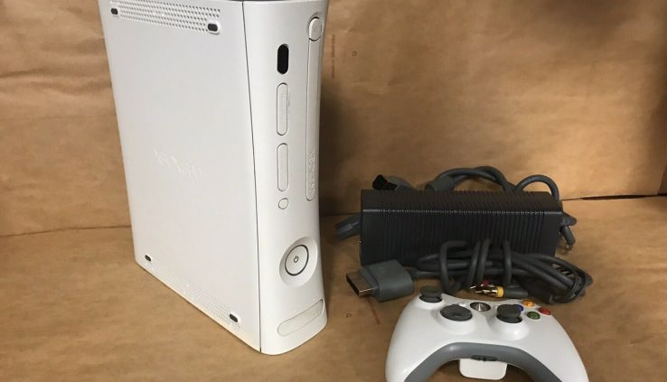 Xbox 360 White Console Gadget TESTED and WORKING With Controller