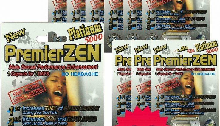 PremierZen Platinum 5000 Male Enhancement Pills (10) + Bonus Tablet!!!