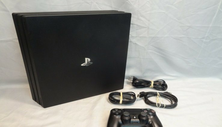 SONY PLAYSTATION 4 PRO CUH-7215B 1TB HOME VIDEO GAME SYSTEM CONSOLE – BLACK ~