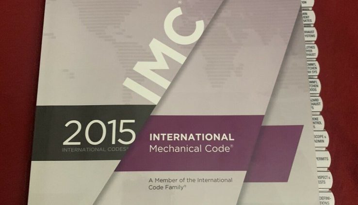 2015 International Mechanical Code by International Code Council Tabbed for Examination