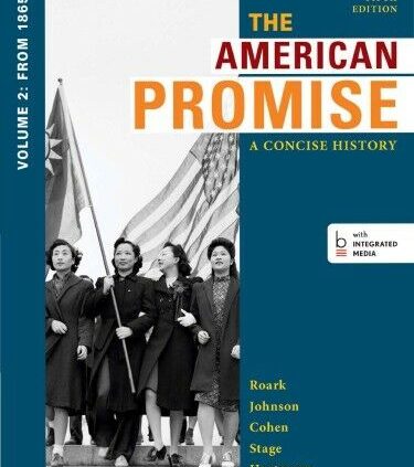 The American Promise A Concise Historical previous Quantity 2 From 1865