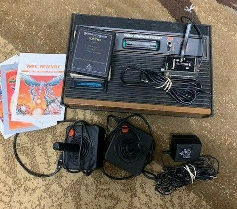 Atari 2600 Console with games