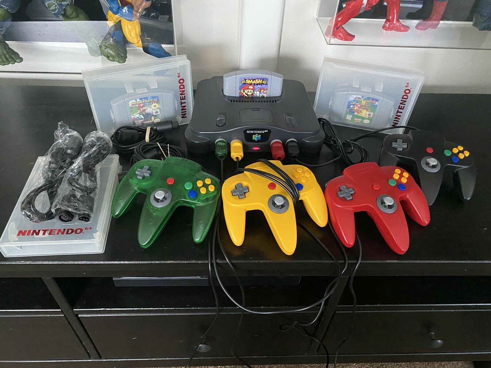 Nintendo 64 N64 Video Sport Console Map Total Bundle Lot 4 Games. HDMI