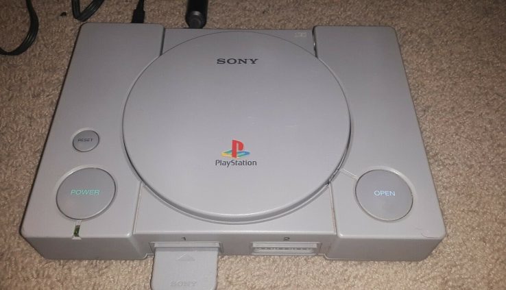 Sony PlayStation 1 Bundle –CONSOLE With/ Controller / Cords $ Free Shipping $